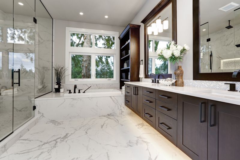 Luxury Bathroom with Marble Accents